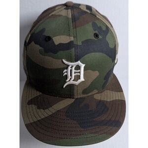 New Era 9FIFTY Detroit Tigers Camo Snapback Hat MLB Adjustable Cap